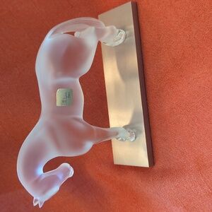 Lalique Crystal Siglavy Horse